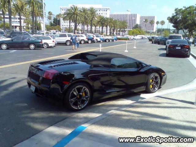 Lamborghini Gallardo spotted in Newport, California