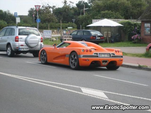 Koenigsegg CCR spotted in Kampen, Sylt, Germany