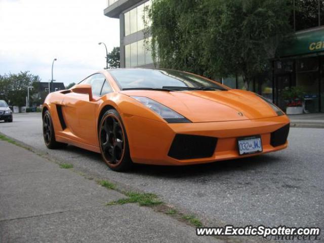 Lamborghini Gallardo spotted in Vancouver, Canada