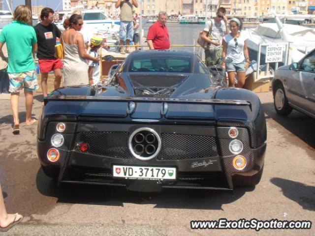 Pagani Zonda spotted in St. Tropez, France