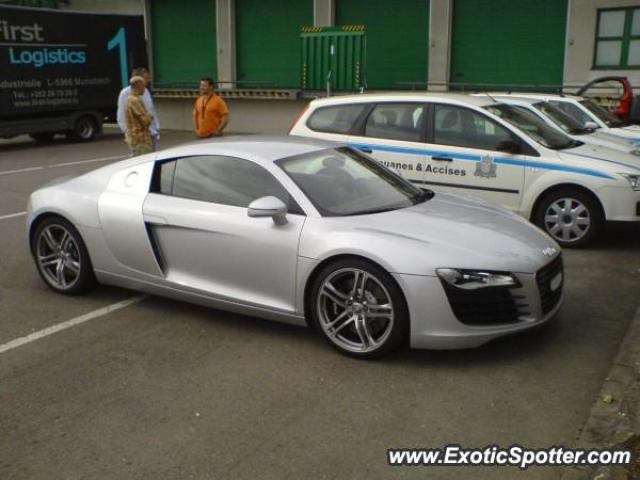 Audi R8 spotted in Centre Douanier, Luxembourg