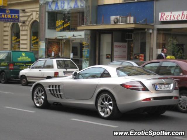Mercedes SLR spotted in Vienna, Austria