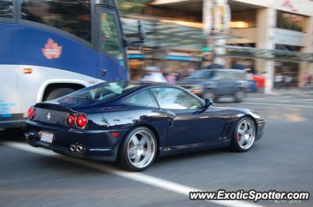 Ferrari 550 spotted in Vancouver, Canada