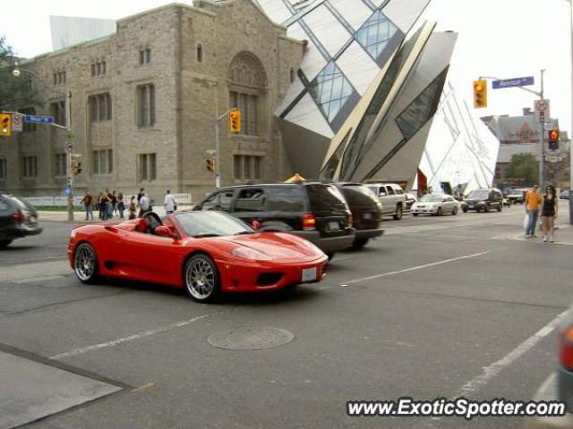 Ferrari 360 Modena spotted in Toronto, Canada