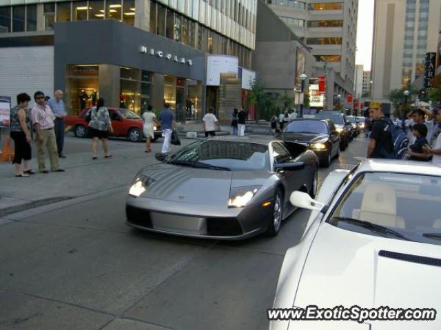 Lamborghini Murcielago spotted in Toronto, Canada