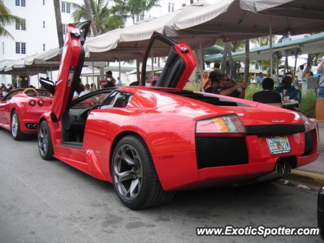 Lamborghini Murcielago spotted in South Beach, Florida