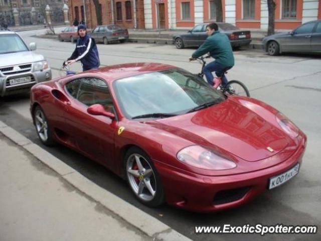 Ferrari 360 Modena spotted in St Petersburg, Russia