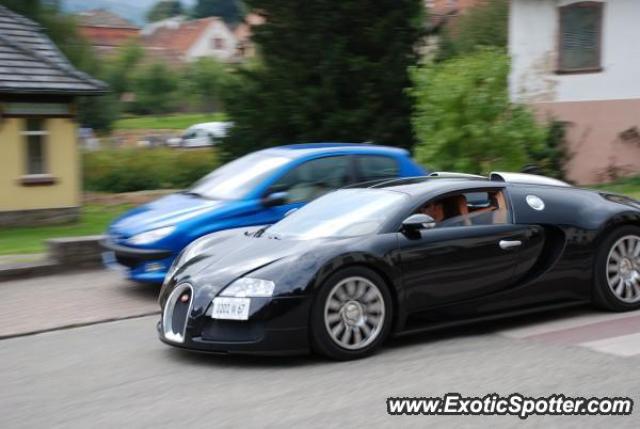 Bugatti Veyron spotted in Howald, France