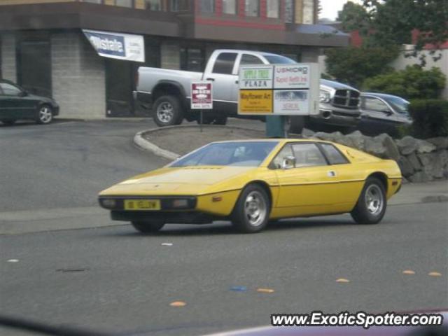 Lotus Esprit spotted in Bellevue, Washington