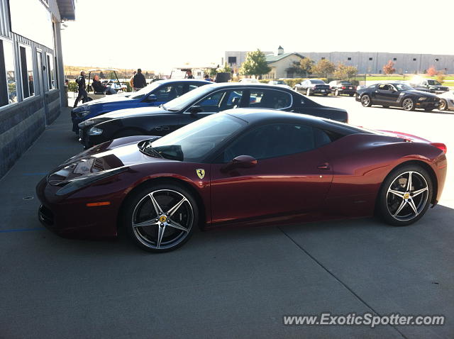 Ferrari 458 Italia spotted in Joliet, Illinois