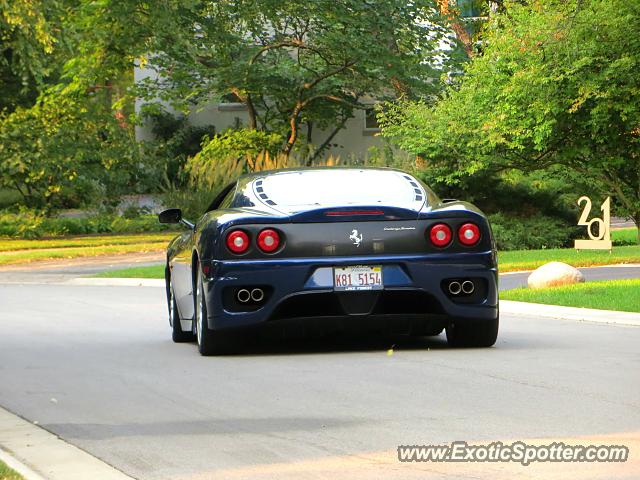 Ferrari 360 Modena spotted in Winnetka, Illinois