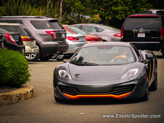 Mclaren MP4-12C spotted in Pebble Beach, California