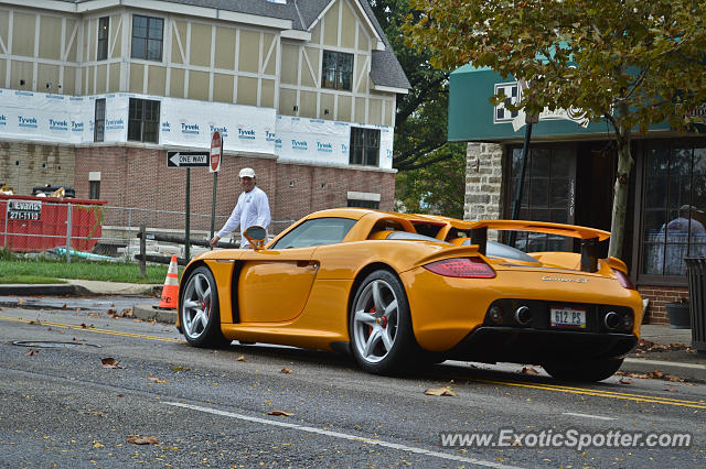 Porsche Carrera GT spotted in Cincinnati, Ohio