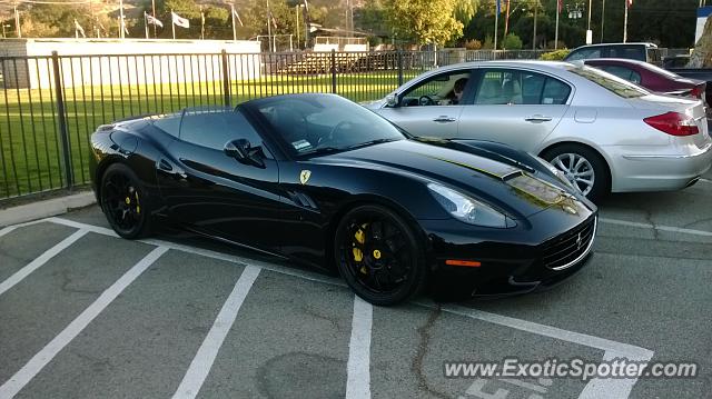 Ferrari California spotted in Santa Clarita, United States
