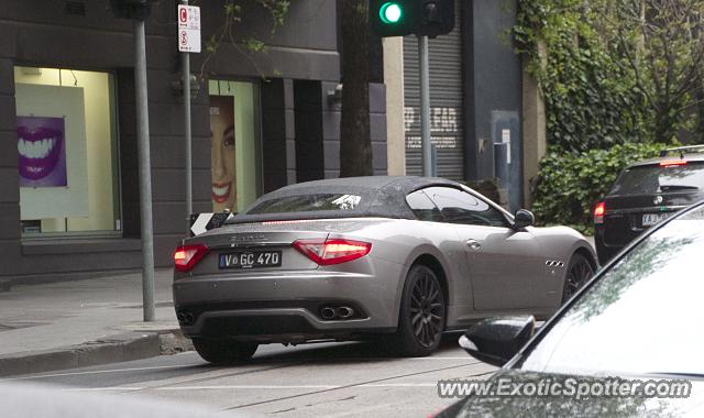 Maserati GranCabrio spotted in Melbourne, Australia