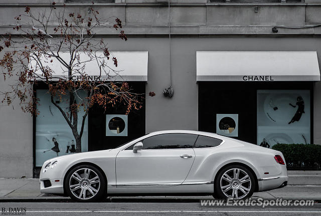 Bentley Continental spotted in Boston, Massachusetts