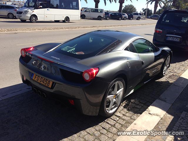 Ferrari 458 Italia spotted in Lagos, Portugal