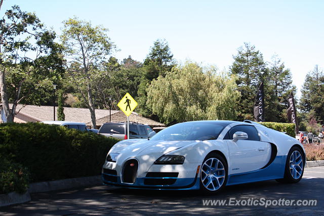 Bugatti Veyron spotted in Monterey, California