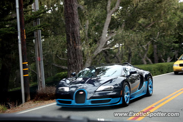 Bugatti Veyron spotted in Monterey, California