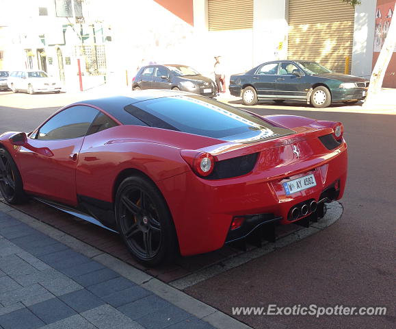Ferrari 458 Italia spotted in Perth, Australia