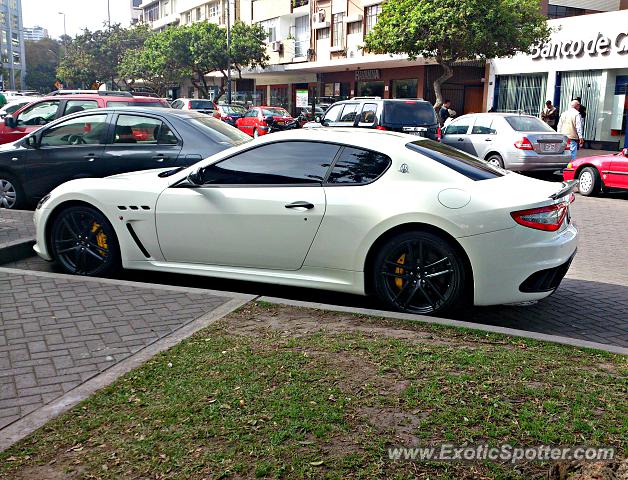 Maserati GranTurismo spotted in Lima, Peru