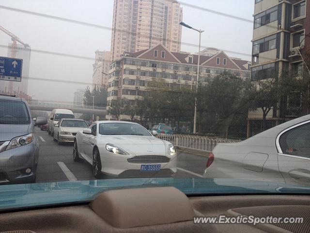 Aston Martin Virage spotted in Tianjin, China