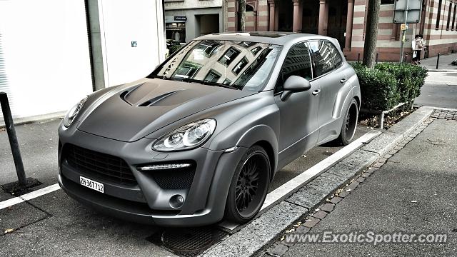 Porsche Cayenne Gemballa 650 spotted in Zurich, Switzerland