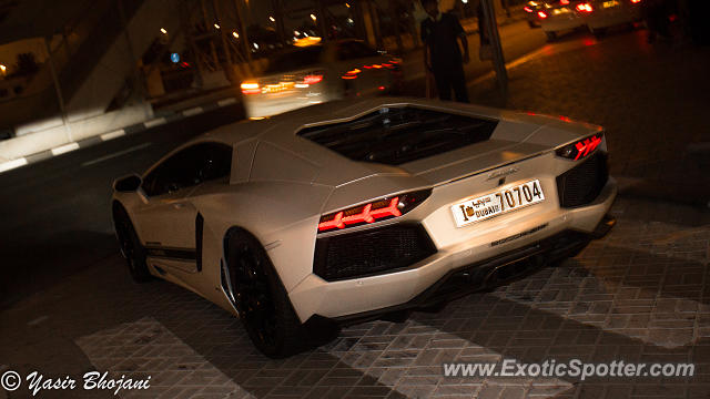 Lamborghini Aventador spotted in Dubai, United Arab Emirates