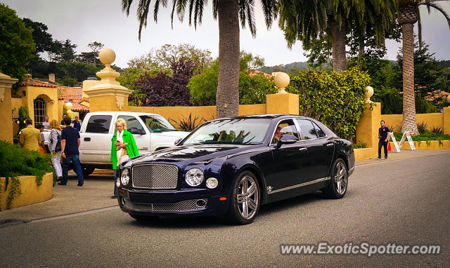 Bentley Mulsanne spotted in Pebble Beach, California