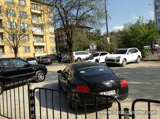 Bentley Continental spotted in Sofia, Bulgaria