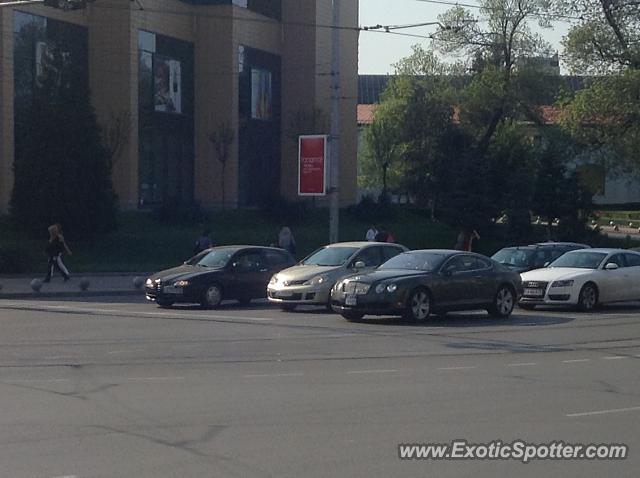 Bentley Continental spotted in Sofia, Bulgaria