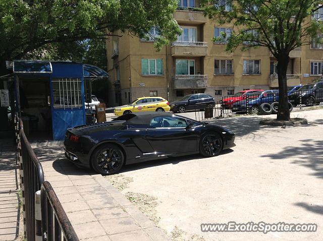 Lamborghini Gallardo spotted in Sofia, Bulgaria