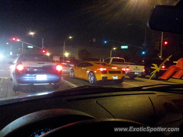 Lamborghini Gallardo spotted in Rowland Heights, California