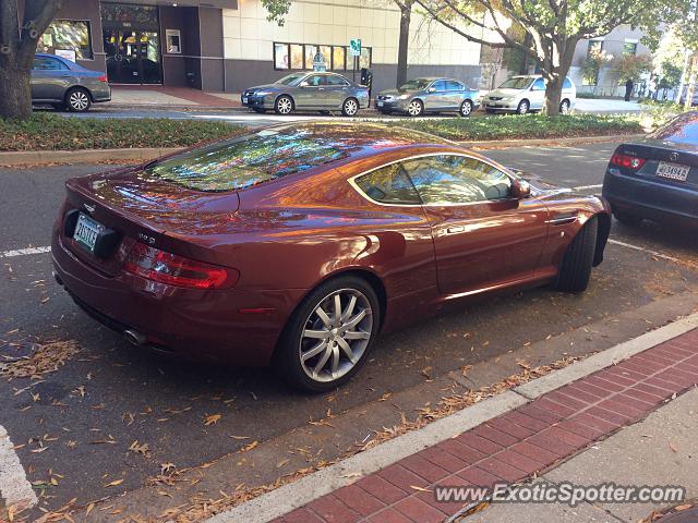 Aston Martin DB9 spotted in Arlington, Virginia