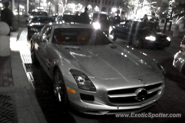 Mercedes SLS AMG spotted in Indianapolis, Indiana