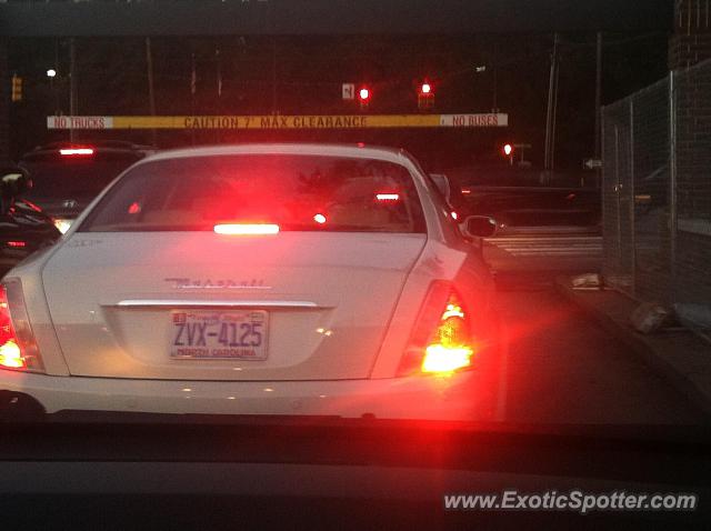 Maserati Quattroporte spotted in Raleigh, North Carolina