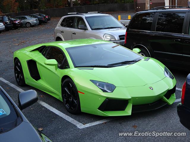 Lamborghini Aventador spotted in Wilmington, Delaware