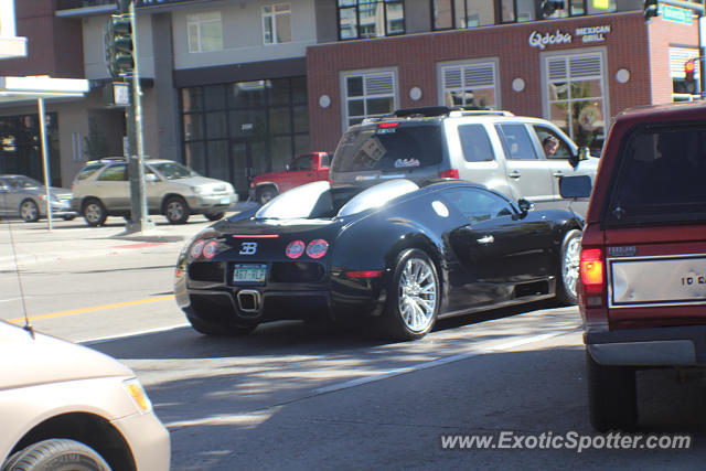 Bugatti Veyron spotted in Denver, Colorado