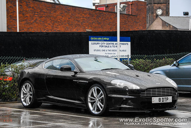 Aston Martin DBS spotted in Manchester, United Kingdom