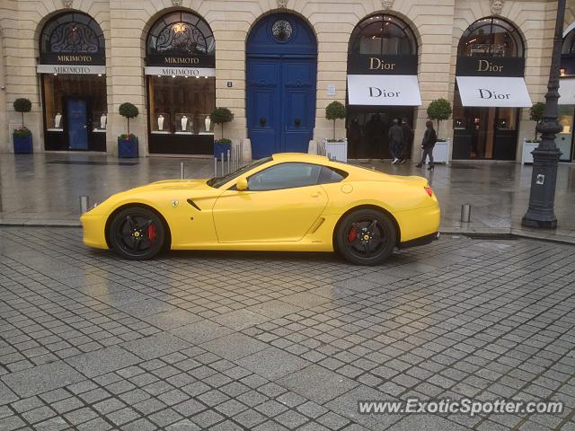 Ferrari 599GTB spotted in Paris, France