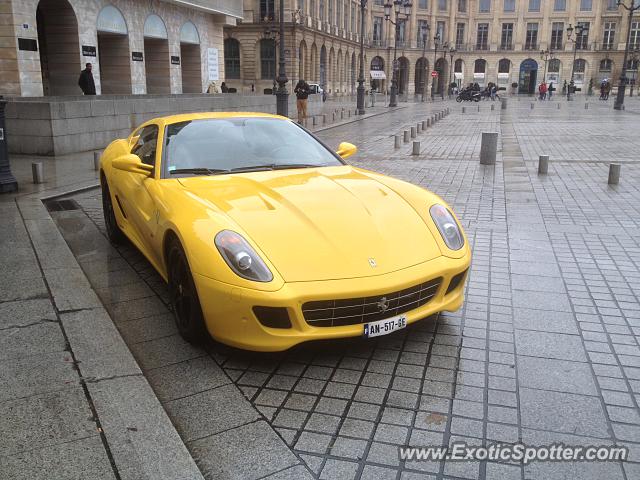 Ferrari 599GTB spotted in Paris, France