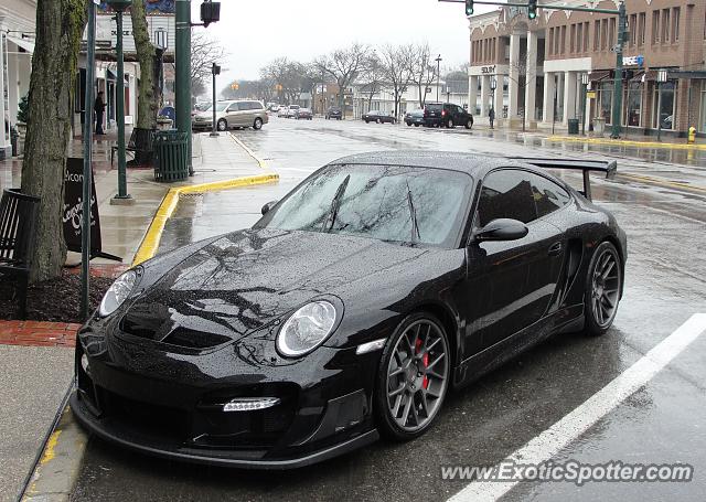 Porsche 911 GT2 spotted in Birmingham, Michigan