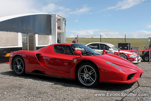 Ferrari Enzo spotted in Silverstone, United Kingdom