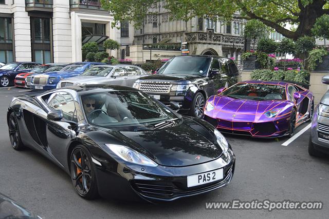Mclaren MP4-12C spotted in London, United Kingdom