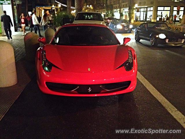 Ferrari 458 Italia spotted in San Jose, California