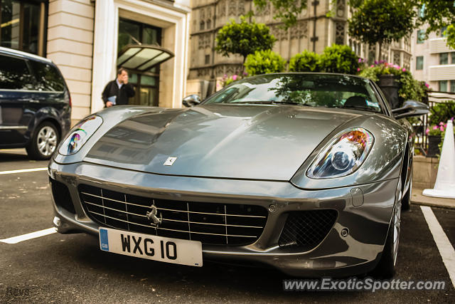 Ferrari 599GTB spotted in London, United Kingdom