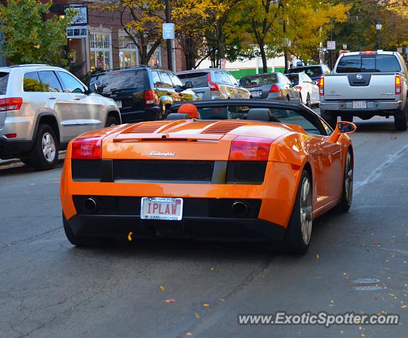 Lamborghini Gallardo spotted in Boston, Massachusetts