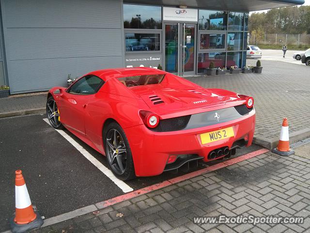 Ferrari 458 Italia spotted in London, United Kingdom