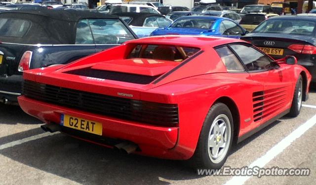 Ferrari Testarossa spotted in Exeter, United Kingdom