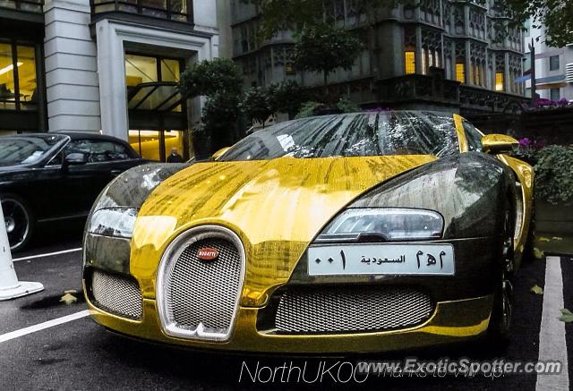 Bugatti Veyron spotted in London, United Kingdom